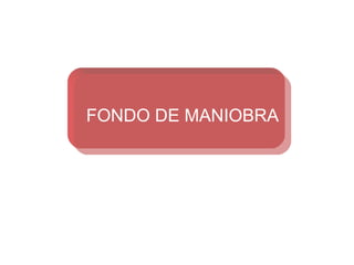 FONDO DE MANIOBRA
 