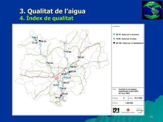 3. Qualitat de l’aigua 4. Índex de qualitat 
