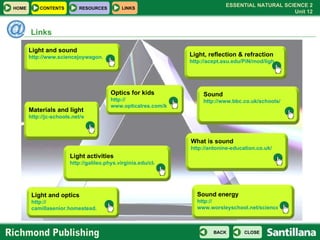 Links Sound energy http:// www.worsleyschool.net/science/files/sound/energy.html What is sound http://antonine-education.c...