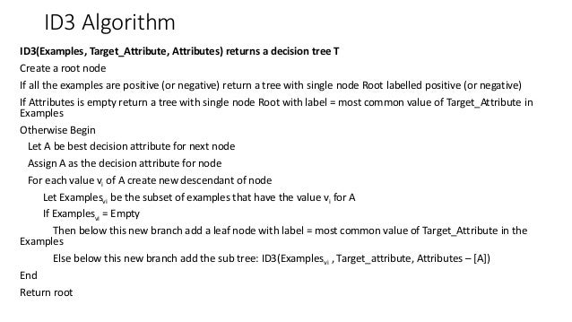 id3 in machine learning