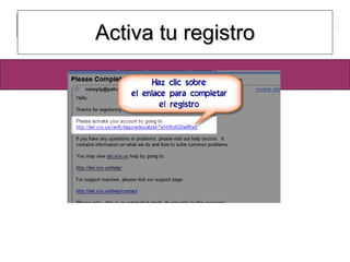 Activa tu registro 