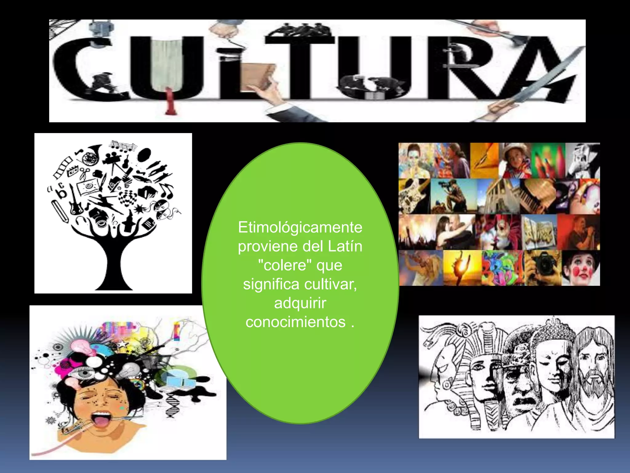 Etimológicamente
proviene del Latín
"colere" que
significa cultivar,
adquirir
conocimientos .
 