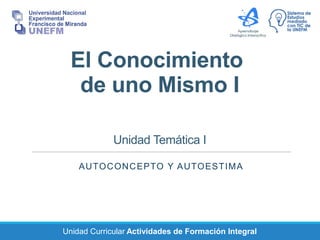 El conocimiento de uno mismo | PDF