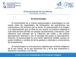 El conocimiento de uno mismo | PDF