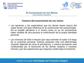 El conocimiento de uno mismo | PDF