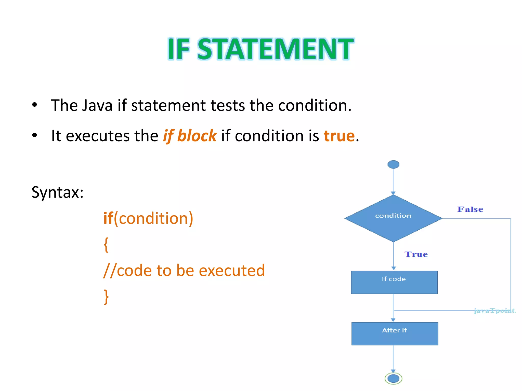 Control structures in java | PPT | Free Download