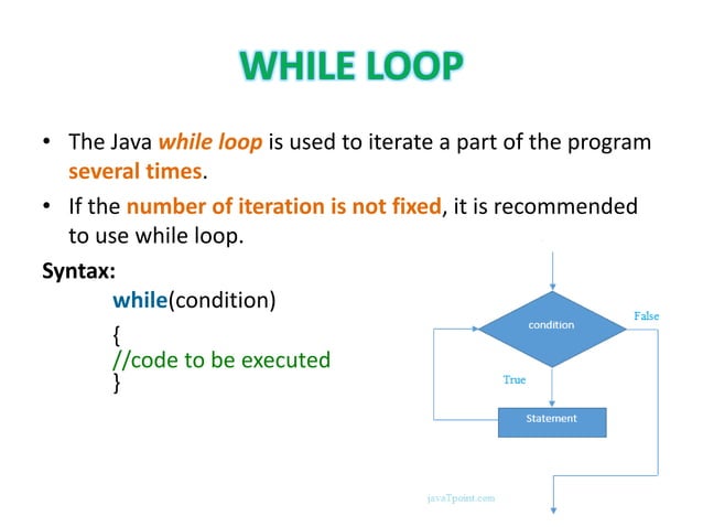 Control structures in java | PPT | Free Download