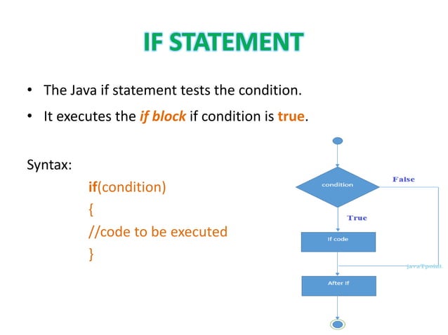 Control structures in java | PPTX