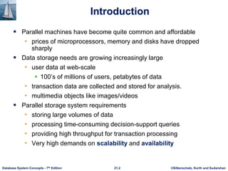 Parallel and distributed storage on databases | PDF