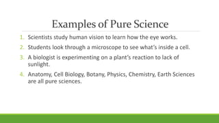 Unit 1, Lesson 1.2 - Branches of Science | PPTX