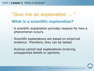 U1 L1 - What is Science? | PPT