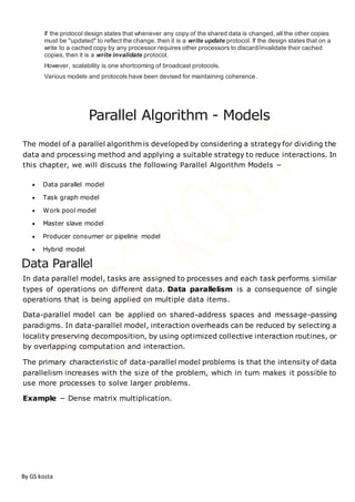 INTRODUCTION TO PARALLEL PROCESSING | PDF
