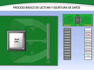 PROCESO BÁSICO DE LECTURA Y ESCRITURA DE DATOS
 