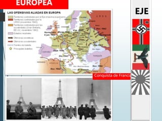 Conquista de Francia
EJE
EUROPEA
 