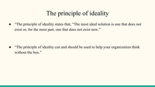 Ideality Definition Lean foundations | PPTX