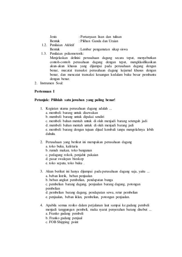 Doc Perencanaan Dan Pengelolaan Keanekaragaman Barang Dagangan