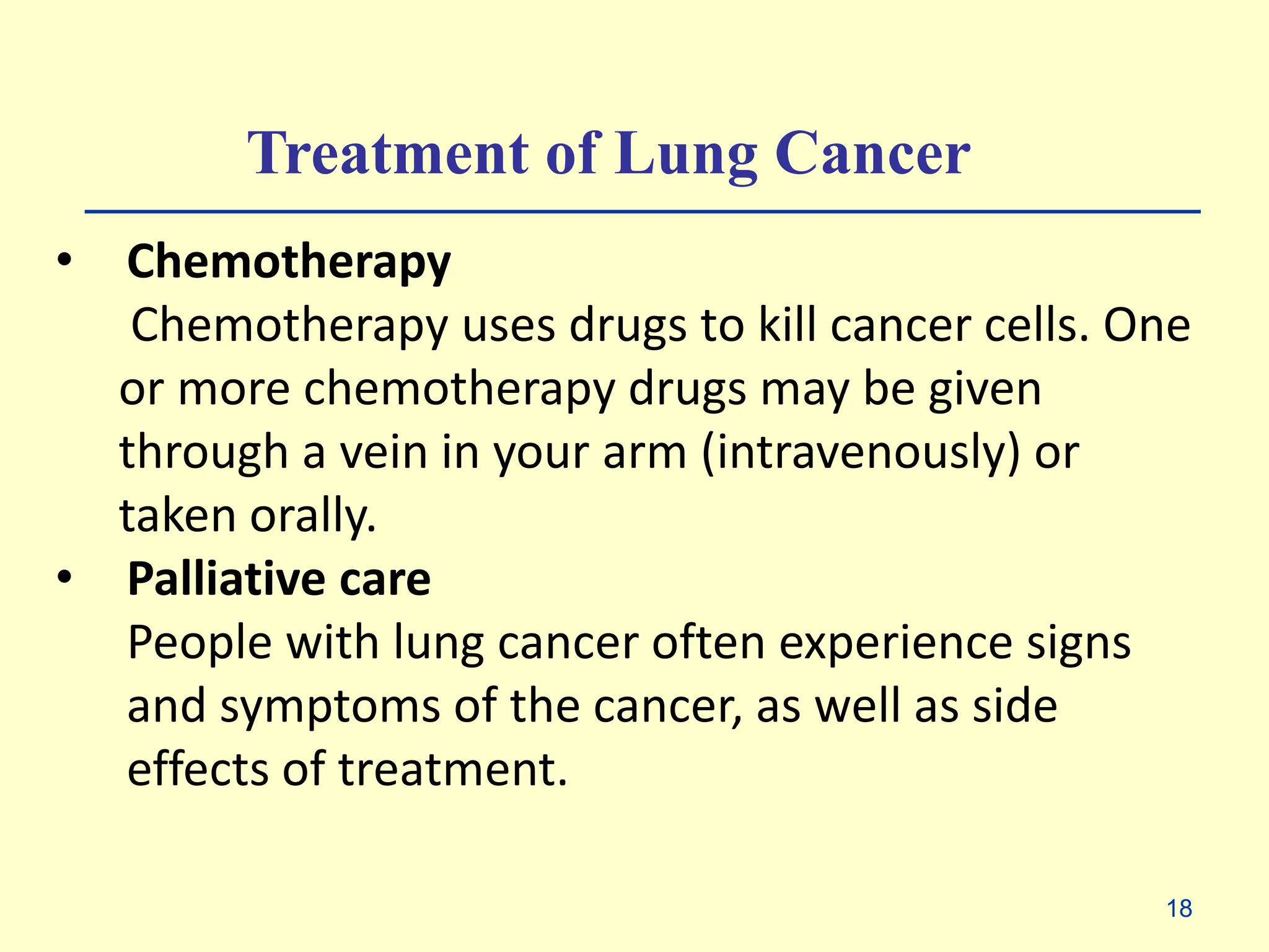 Lung cancer - definition, causes, symptoms, diagnosis, treatment ...
