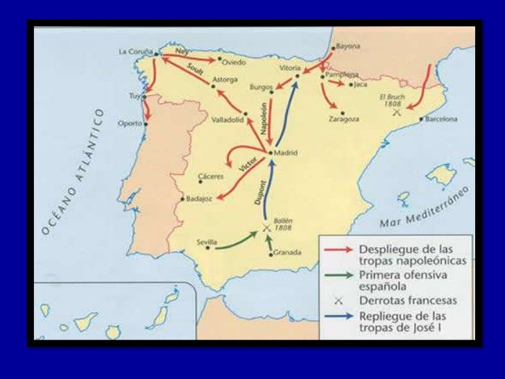 Invasión de Napoleón a España y su impacto en la colonia.