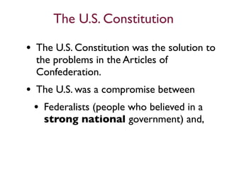 Principles of the Constitution | KEY