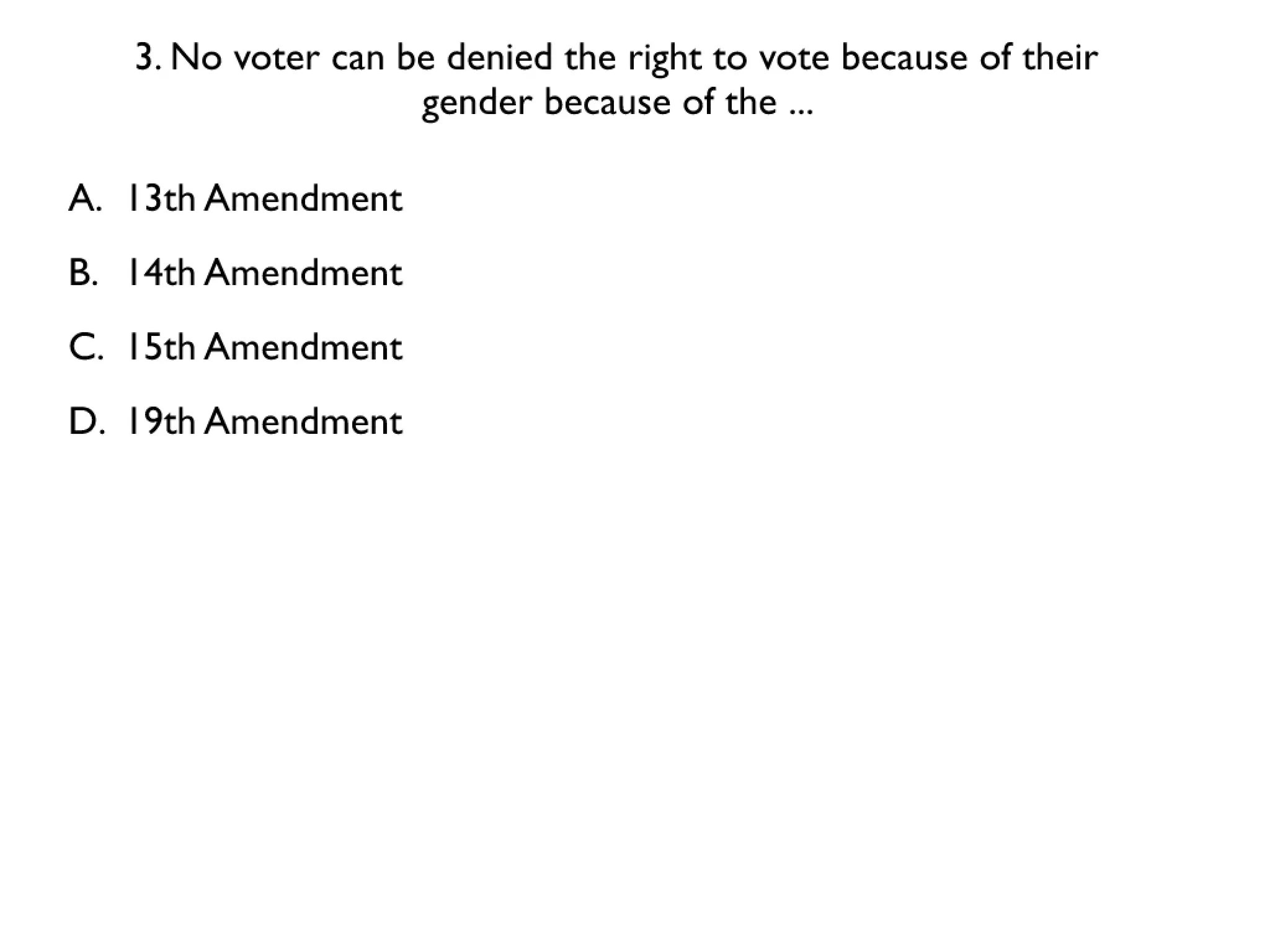 11th to 21st Amendments