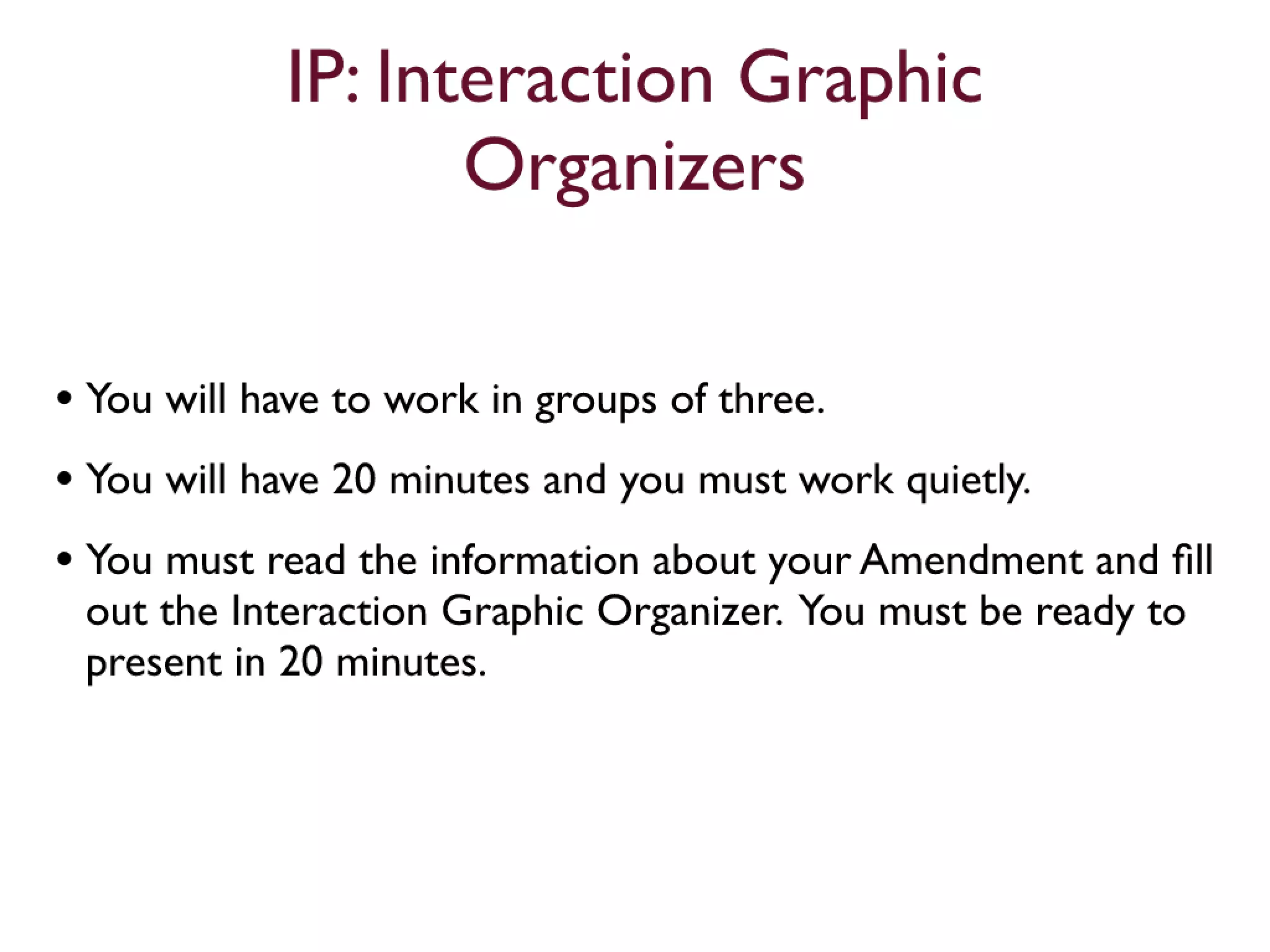 11th to 21st Amendments