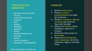 U2-Comunicación Humana: La narración y el ensayo | PPTX