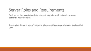 server configuration concepts in system admin | PPTX