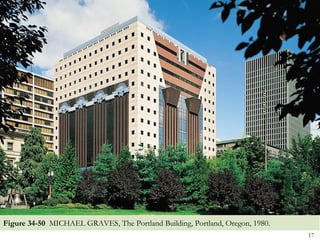 Figure 34-50 MICHAEL GRAVES, The Portland Building, Portland, Oregon, 1980.
                                                                              17
 