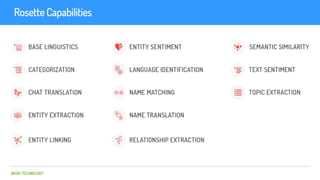 [Apple|organization] and [oranges|fruit]: How to evaluate NLP tools for entity extraction