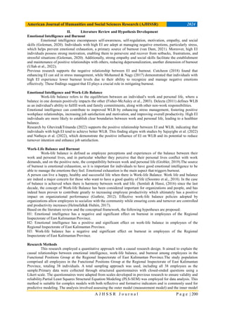 The Influence of Emotional Intelligence and Work-Life Balance on ...