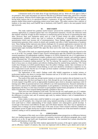 Exploring the Benefits and Limitations of AI Summarization Tools in ...