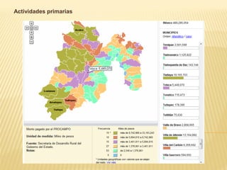 Actividades primarias
 