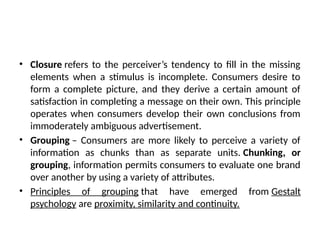 Consumer perception ( a part of business management) | PPT