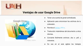 Uso de Google Drive en la Docencia | PPTX