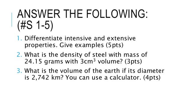Unit 2, Lesson 2.1 - Properties of Matter (Part One)