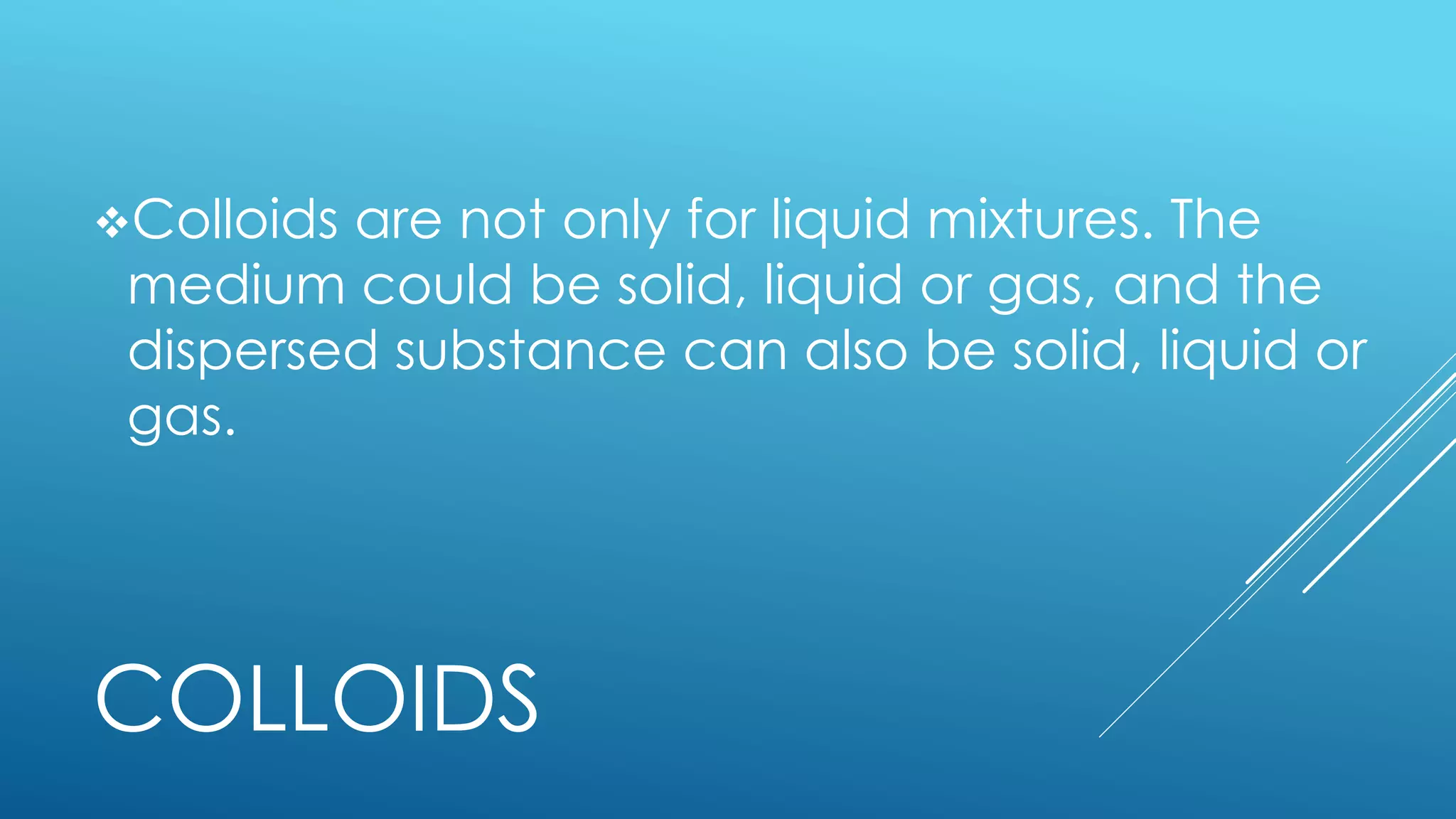 Unit 2, Lesson 2.5 Suspensions and Colloids PPT