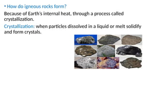 Understanding the Rock Cycle: Formation and Types of Earth's Rocks | PPTX
