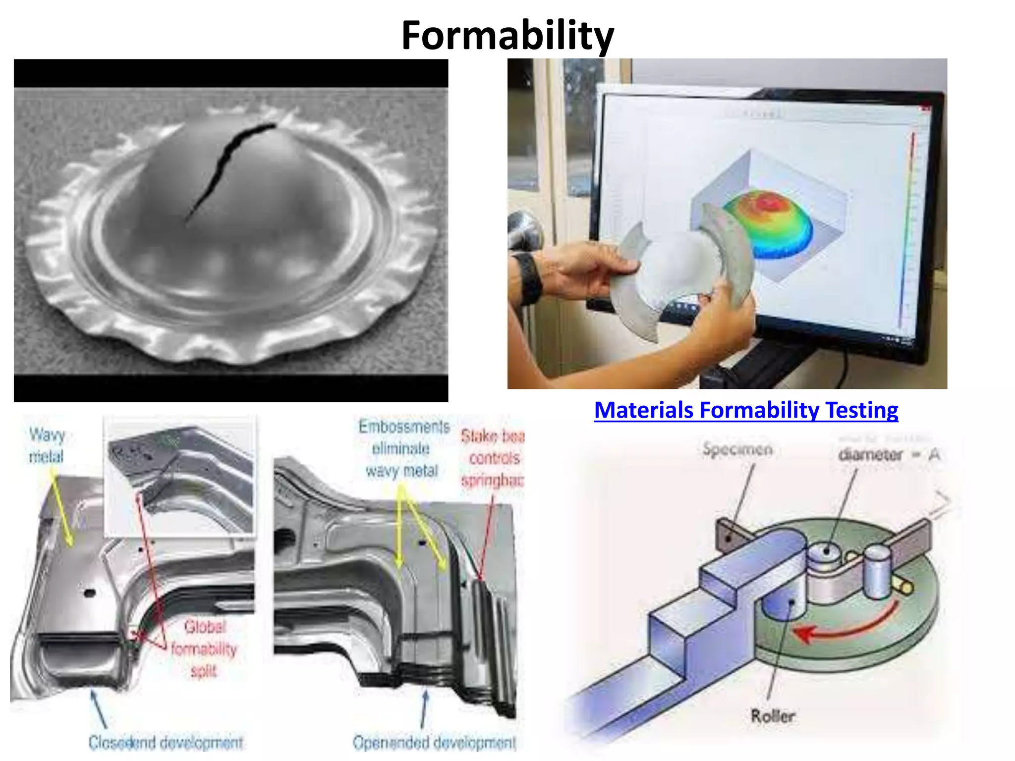 Formability
Materials Formability Testing
 