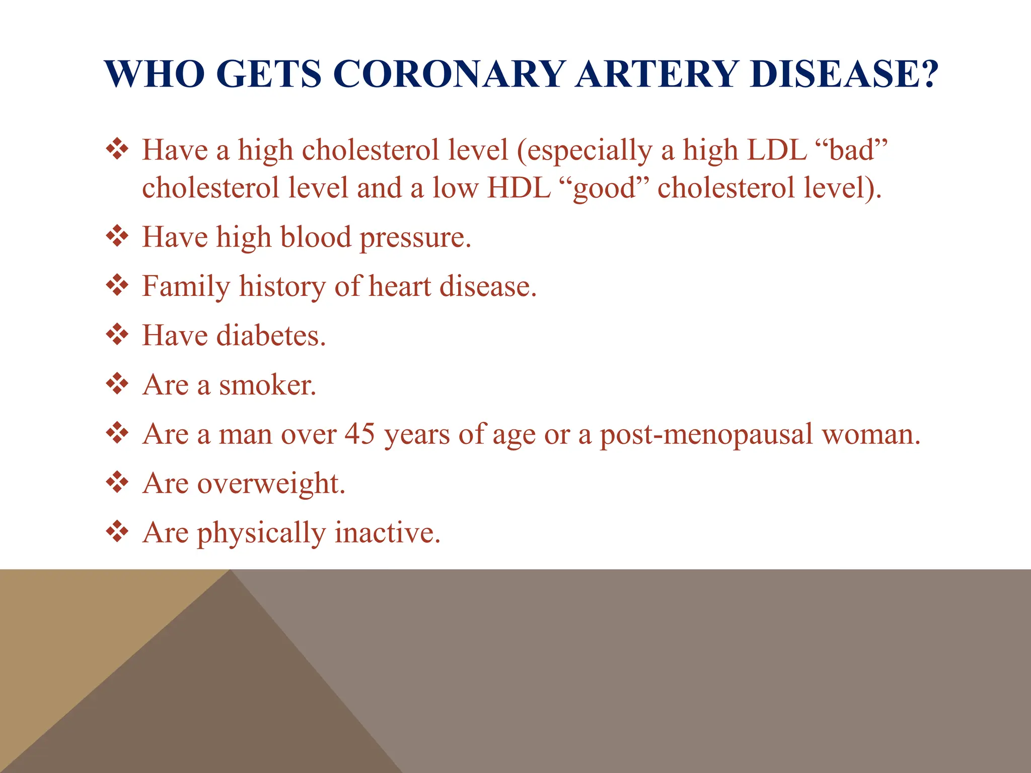 Coronary artery disease definition symptoms causes diagnosis and