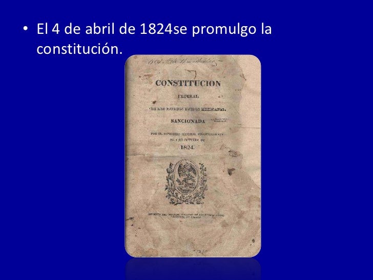 Primera Republica Federal Y Constitucion De 1824 www.slideshare.net