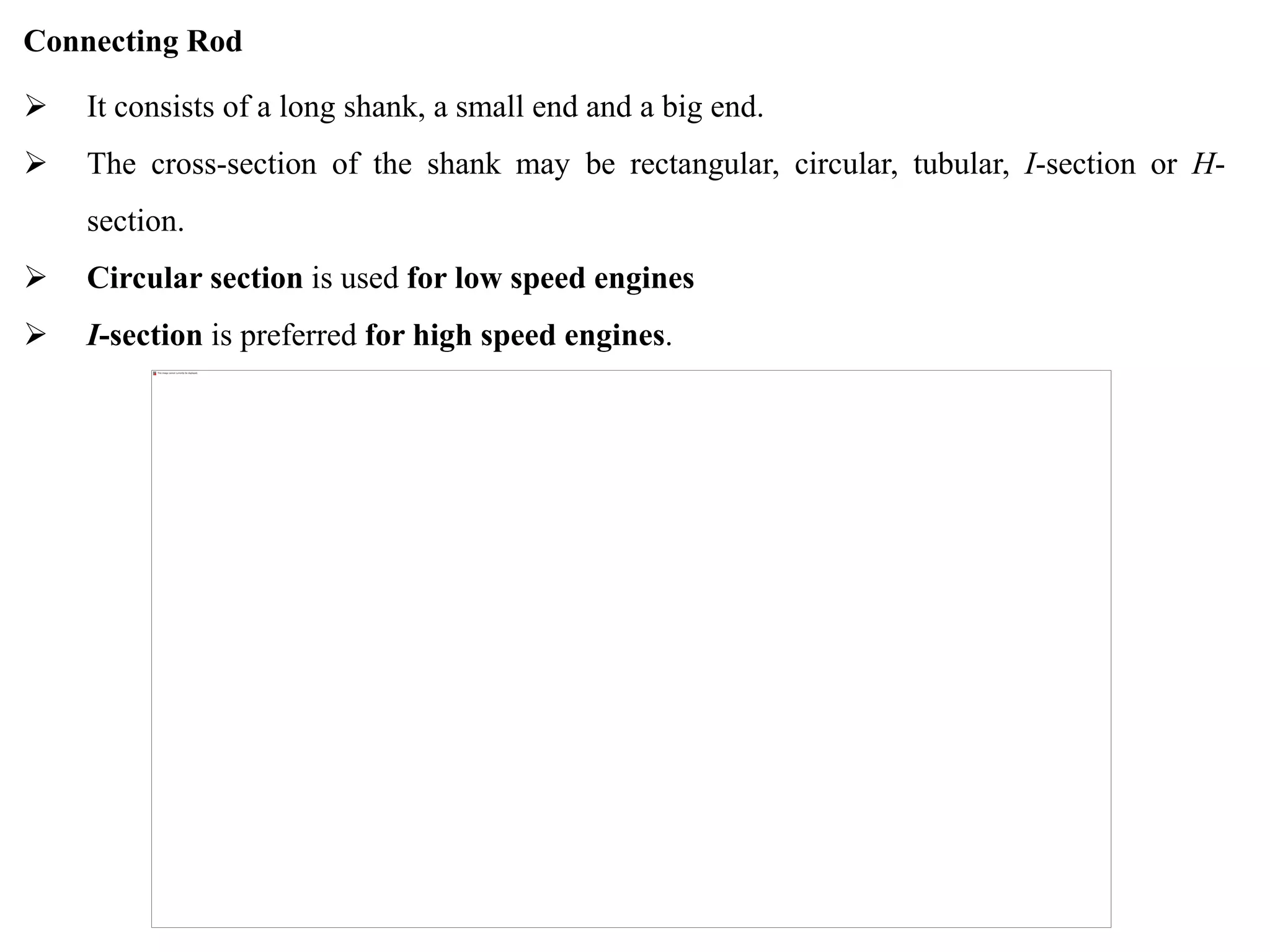 U3 design of connecting rod-(i section, big&small eng, bolt, whipping ...