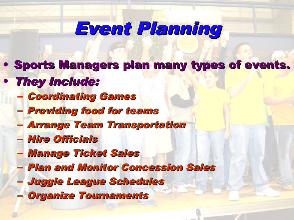 Unit 3 Sport Facility Management and Event Planning