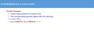 Syntax directed definition and intermediate code generation | PPTX ...