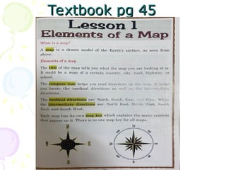 ELEMENTS OF mAP GRADE 3 AND GRADE 4 SOCIAL STUDIES | PPT