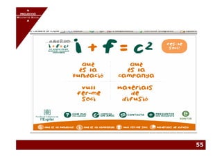 PROJECCIÓ
       PROJECCIÓ
MECENATGE SOCIAL
     MECENATGE SOCIAL




                        55
 