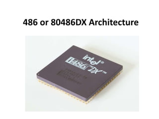 486 or 80486DX Architecture
 
