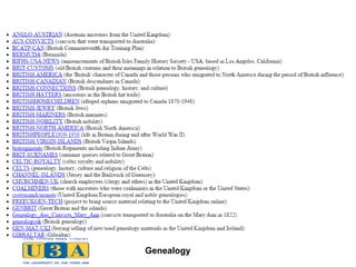 Genealogy
 