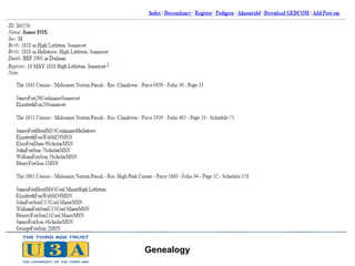 Genealogy
 