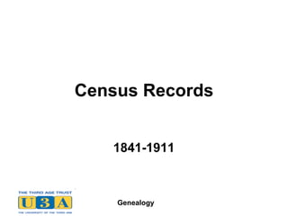 Census Records 1841-1911 
