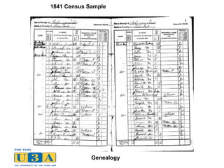 1841 Census Sample 
